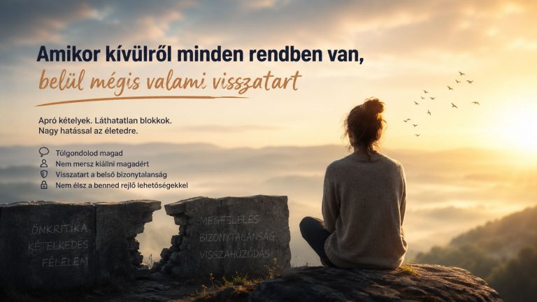 Read more about the article Enyhe önbizalom-blokkok: amikor kívülről minden rendben van, belül mégis valami visszatart